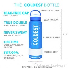 The Coldest Water Sports Bottle Insulated Stainless Steel Hydro Thermos, Sailor Blue, 21 Ounce